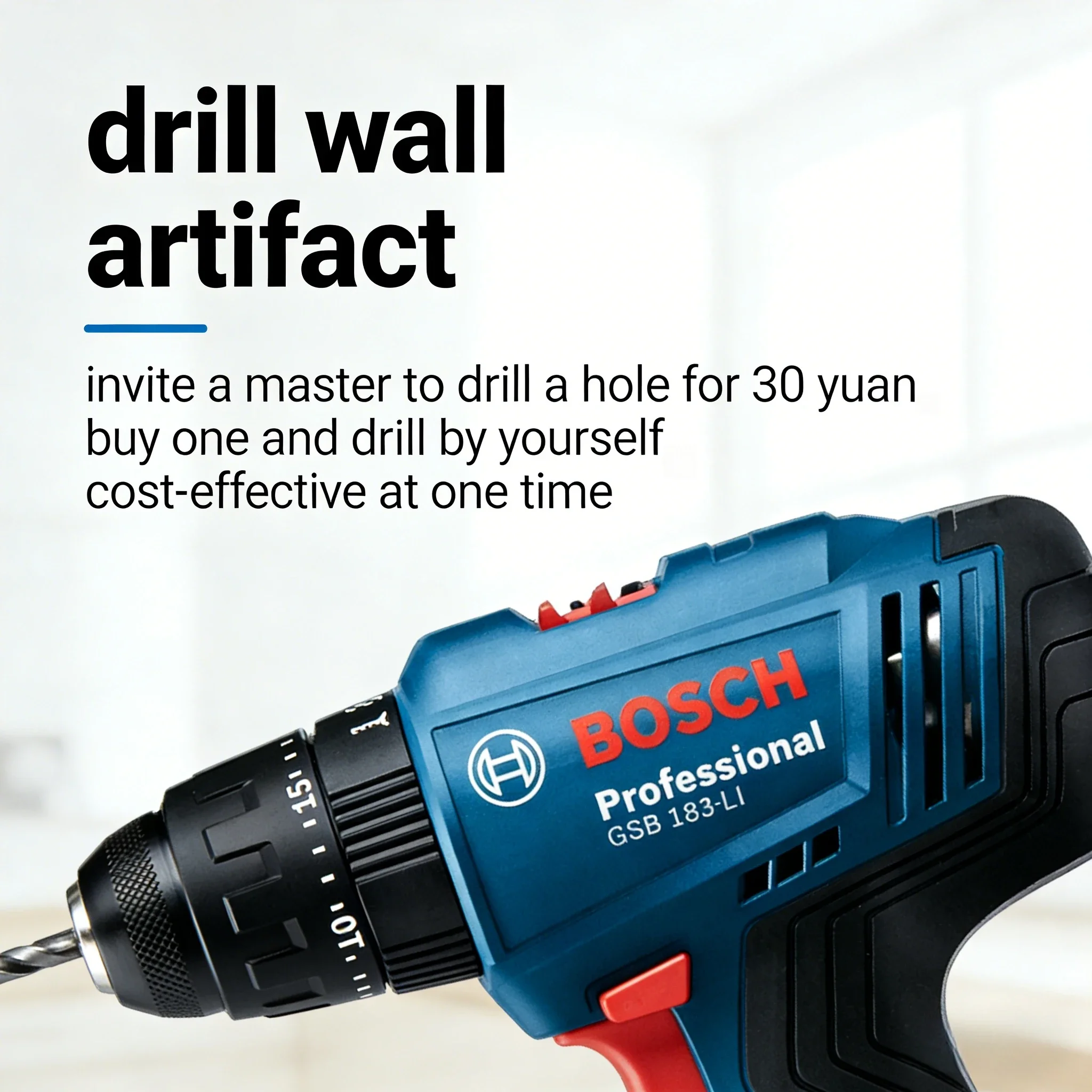 Bosch Drill Gsb 18V - Furadeira de Impacto Sem Fio Bosch