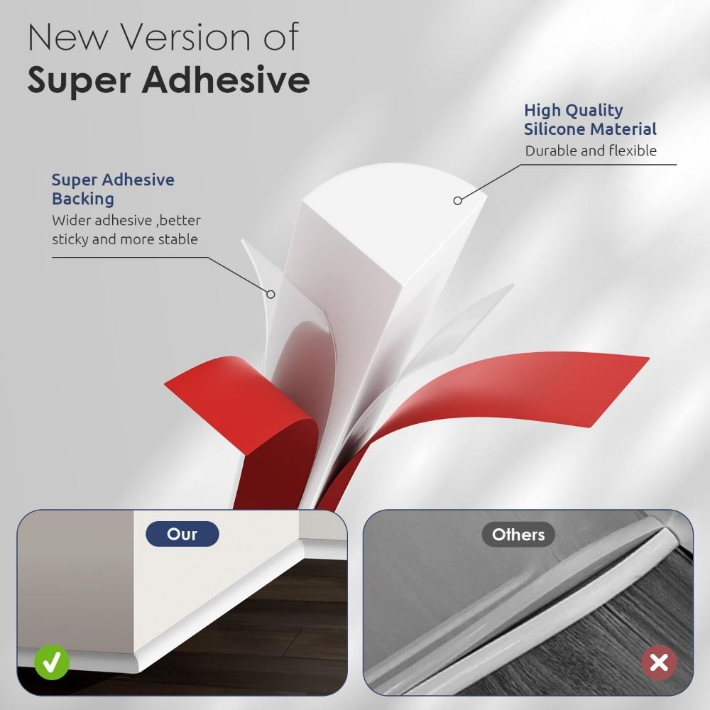 Rodapé de Borracha Flexível Au - Baseboard Molding Trim avaliação e preço