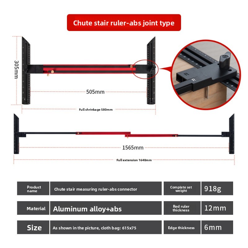 Régua de alumínio para escadas - Home Improvement And Tools avaliação e preço