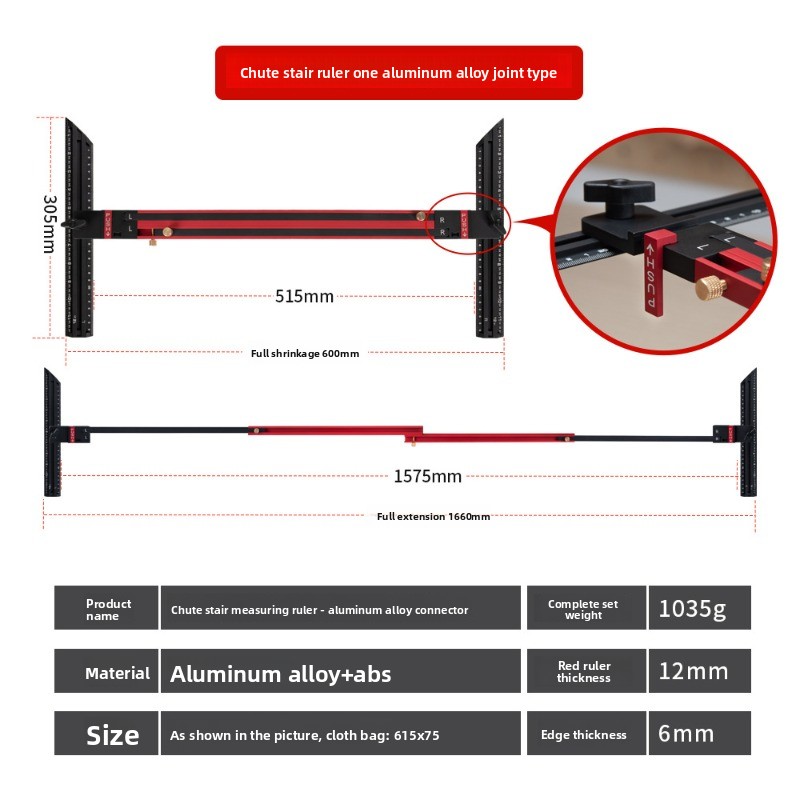 Régua de alumínio para escadas - Home Improvement And Tools avaliação e preço
