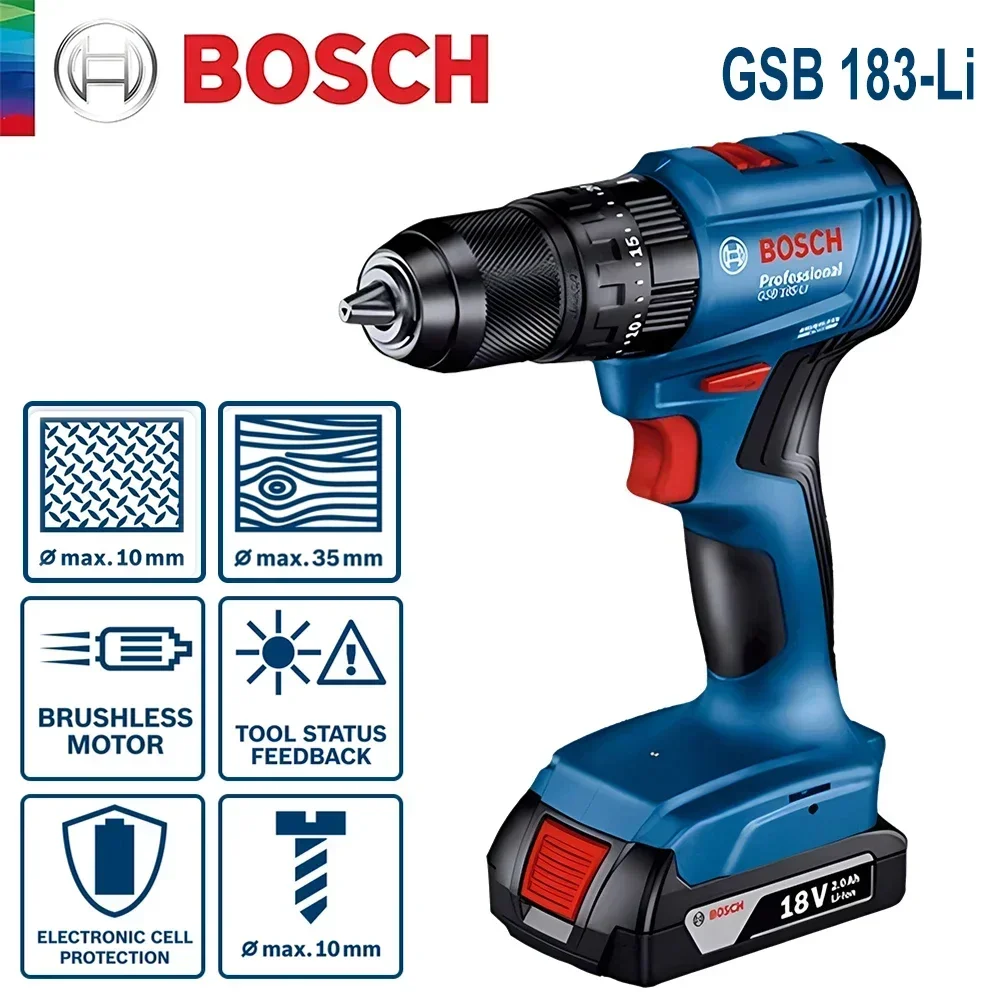 Furadeira de Impacto Sem Fio B - Bosch Drill Gsb 18V avaliação e preço