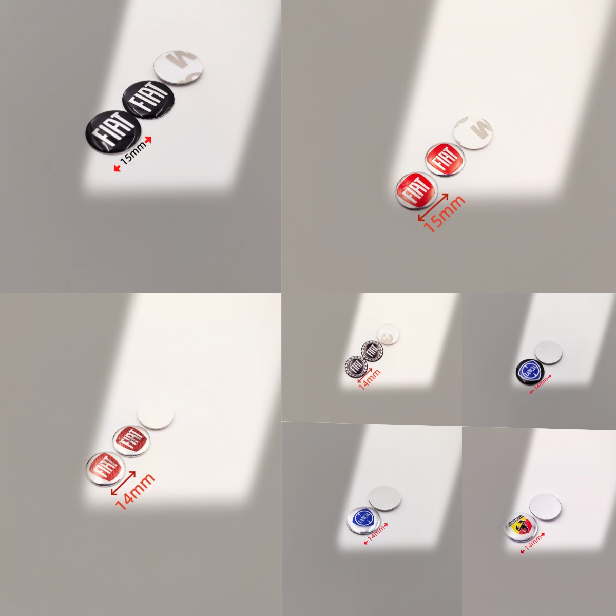 50/40 peças Emblema Adesivo de - Door Knob Replacement avaliação e preço