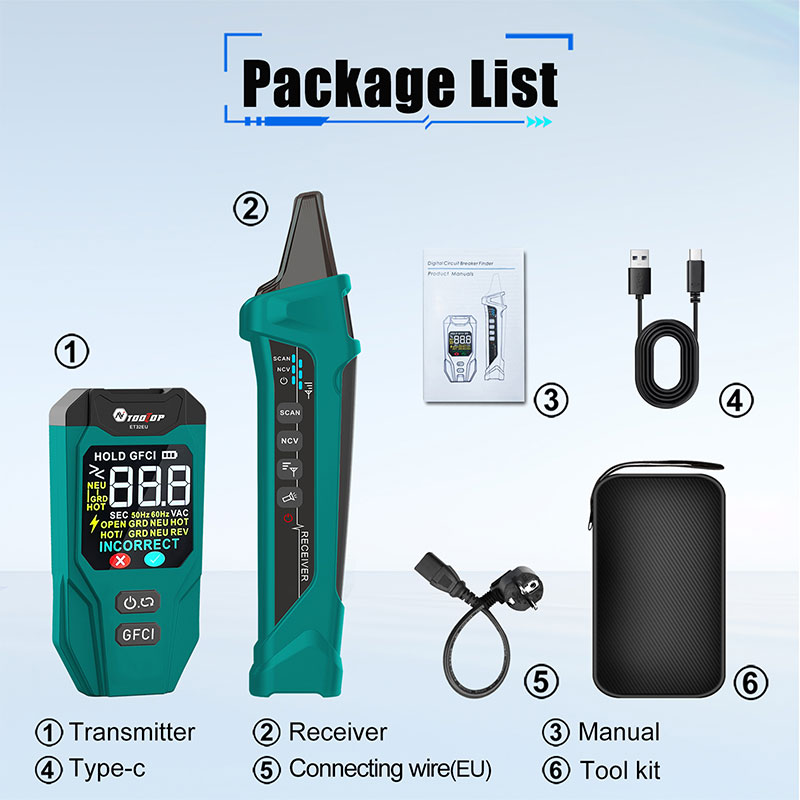 TOOLTOP ET32 Localizador Digit - Circuit Breaker Finder avaliação e preço